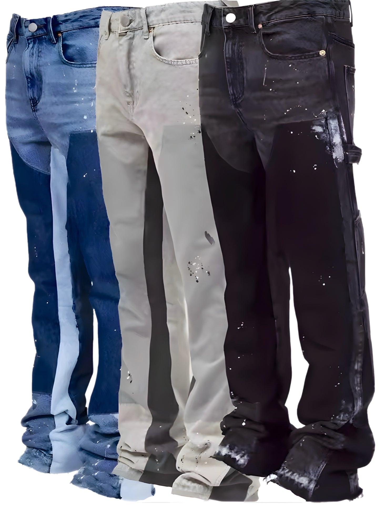 Oversized wide jeans