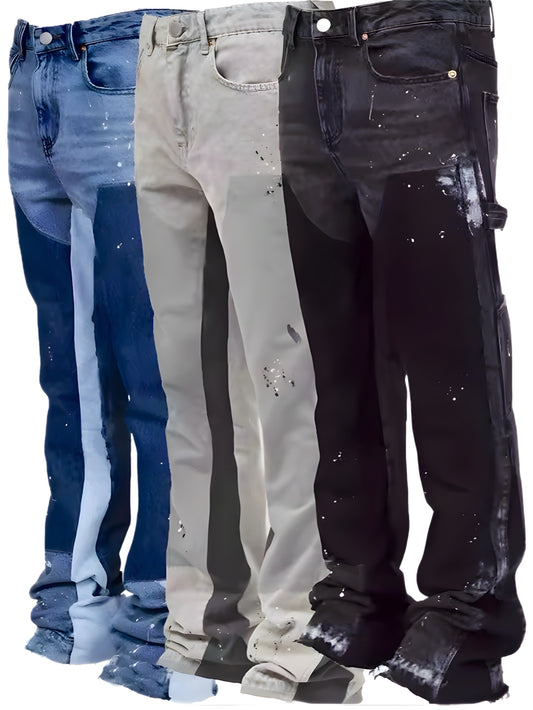 Oversized wide jeans