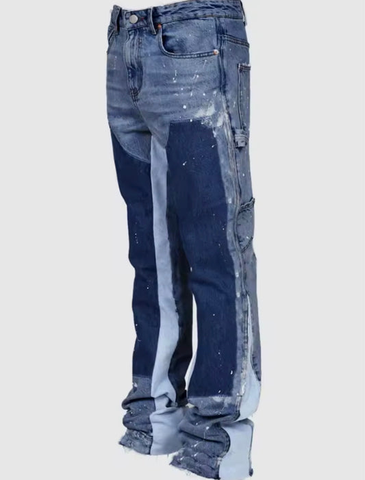 Oversized wide jeans